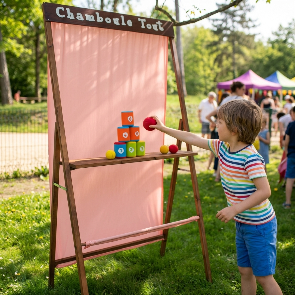 Location de jeux de kermesse en bois à Nancy