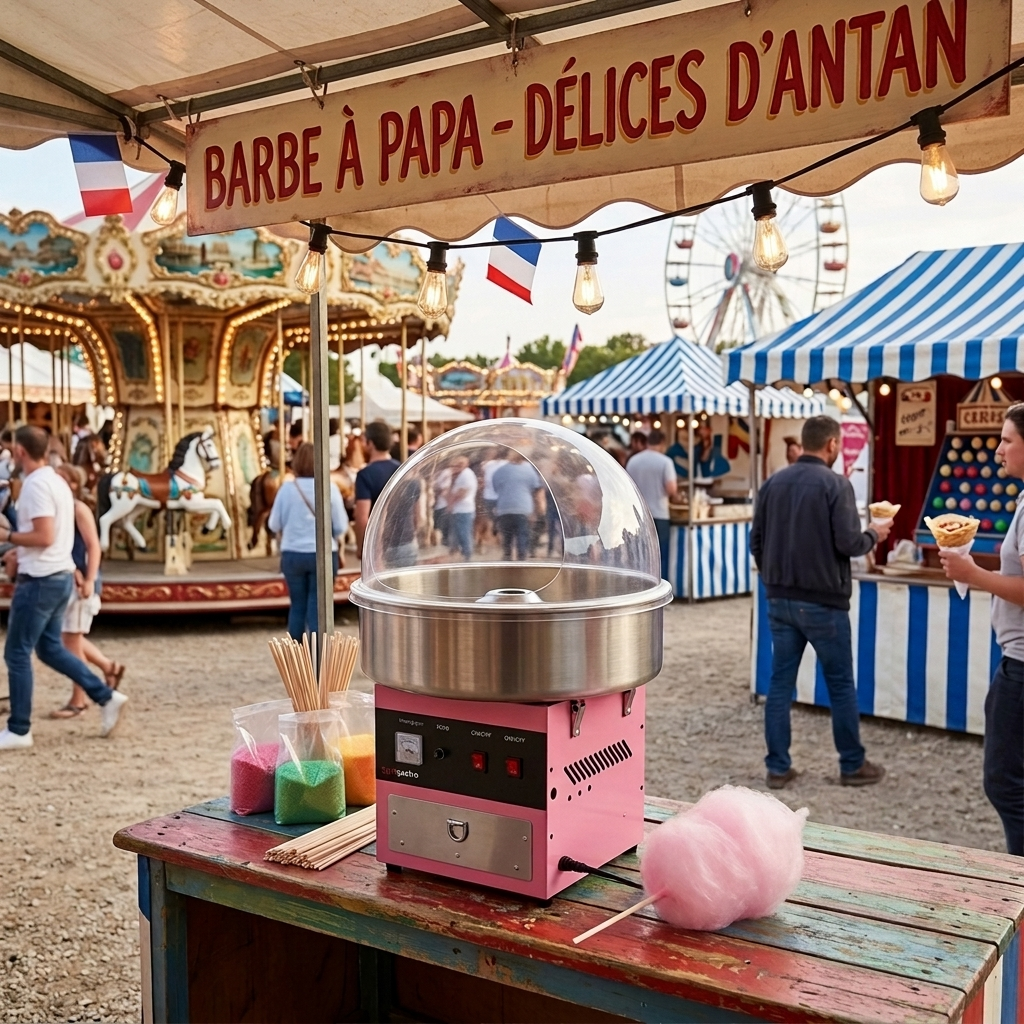 Location de machine à barbe à papa à Nancy